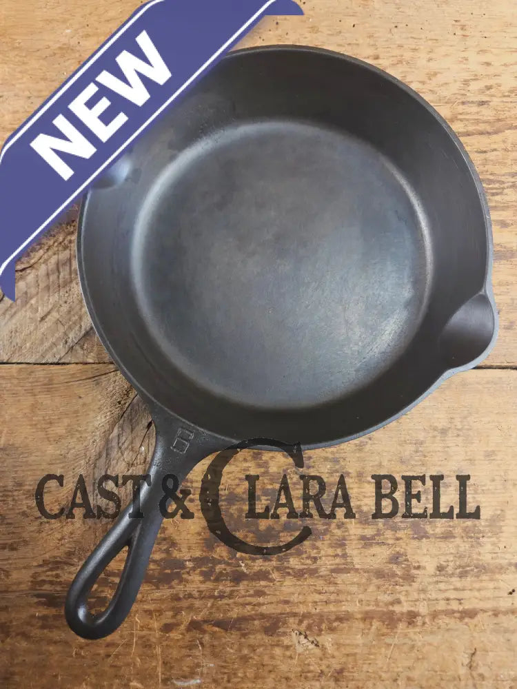 HTF Early 1900’s Griswold #6 Cast Iron Skillet Large Slant Logo 699 B Skillet