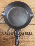 HTF Early 1900’s Griswold #6 Cast Iron Skillet Large Slant Logo 699 B Skillet