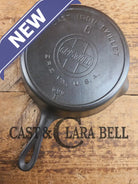 HTF Early 1900’s Griswold #6 Cast Iron Skillet Large Slant Logo 699 B Skillet