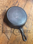 HTF Early 1900’s Griswold #6 Cast Iron Skillet Large Slant Logo 699 ERIE logo - Skillet
