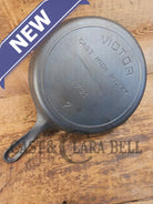 HTF early 1900’s Griswold’s Third Series (Three Line) Victor #7 (#721) Cast Iron Skillet - Skillet