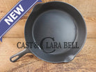 HTF Griswold No. 7 Cast Iron Skillet with Small Block Logo and Grooved Handle 701 Skillet