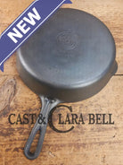 HTF Griswold No. 7 Cast Iron Skillet with Small Block Logo and Grooved Handle 701 Skillet
