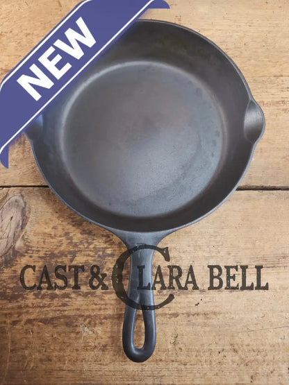 HTF Griswold No. 7 Cast Iron Skillet with Small Block Logo and Grooved Handle 701 Skillet