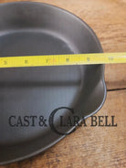HTF Griswold No. 7 Cast Iron Skillet with Small Block Logo and Grooved Handle 701 Skillet