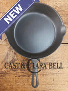 HTF Griswold No. 7 Cast Iron Skillet with Small Block Logo and Grooved Handle 701 Skillet