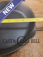 HTF Griswold No. 7 Cast Iron Skillet with Small Block Logo and Grooved Handle 701 Skillet