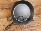 HTF Griswold No. 7 Cast Iron Skillet with Small Block Logo and Grooved Handle 701 B Skillet