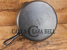 HTF Griswold No. 7 Cast Iron Skillet with Small Block Logo and Grooved Handle 701 B Skillet