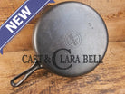 HTF Griswold No. 7 Cast Iron Skillet with Small Block Logo and Grooved Handle 701 B Skillet