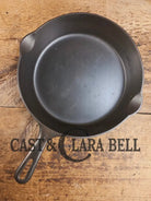 HTF Griswold No. 7 Cast Iron Skillet with Small Block Logo and Grooved Handle 701 B Skillet