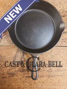 HTF Griswold No. 7 Cast Iron Skillet with Small Block Logo and Grooved Handle 701 B Skillet