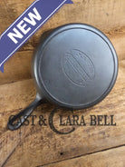 HTF Martin Stove & Range Co. #7 Cast Iron Skillet with ’Hamburger’ Logo. Versatile and elegant Skillet