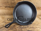 HTF Martin Stove & Range Co. #7 Cast Iron Skillet with ’Hamburger’ Logo. Versatile and elegant Skillet