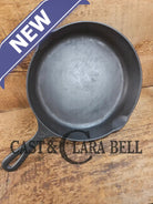 HTF Martin Stove & Range Co. #7 Cast Iron Skillet with ’Hamburger’ Logo. Versatile and elegant Skillet