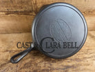 HTF Martin Stove & Range Co. #7 Cast Iron Skillet with ’Hamburger’ Logo. Versatile and elegant Skillet
