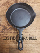 HTF! Wapak #4 Straight tapered logo beautiful skillet! Restored Seasoned and Ready to Use! Skillet