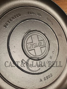 HUGE!! 1910’s Griswold Size #10 (835) Dutch Oven with Large Block Logo and (2553) Lid. One of the BIGGEST you can buy!