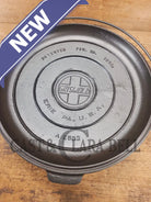 HUGE!! 1910’s Griswold Size #10 (835) Dutch Oven with Large Block Logo and (2553) Lid. One of the BIGGEST you can buy!