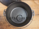 HUGE!! 1910’s Griswold Size #10 (835) Dutch Oven with Large Block Logo and (2553) Lid. One of the BIGGEST you can buy!