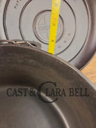 HUGE!! 1910’s Griswold Size #10 (835) Dutch Oven with Large Block Logo and (2553) Lid. One of the BIGGEST you can buy!