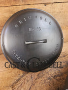 HUGE!! 1910’s Griswold Size #10 (835) Dutch Oven with Large Block Logo and (2553) Lid. One of the BIGGEST you can buy!