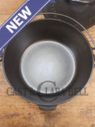 HUGE!! 1910’s Griswold Size #10 (835) Dutch Oven with Large Block Logo and (2553) Lid. One of the BIGGEST you can buy!