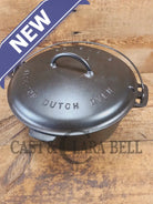 HUGE!! 1910’s Griswold Size #10 (835) Dutch Oven with Large Block Logo and (2553) Lid. One of the BIGGEST you can buy!