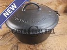 HUGE!! 1910’s VERY early Griswold Size #10 Erie logo Dutch Oven w/ Large Block Logo & (2553 A) Lid. One of the BIGGEST