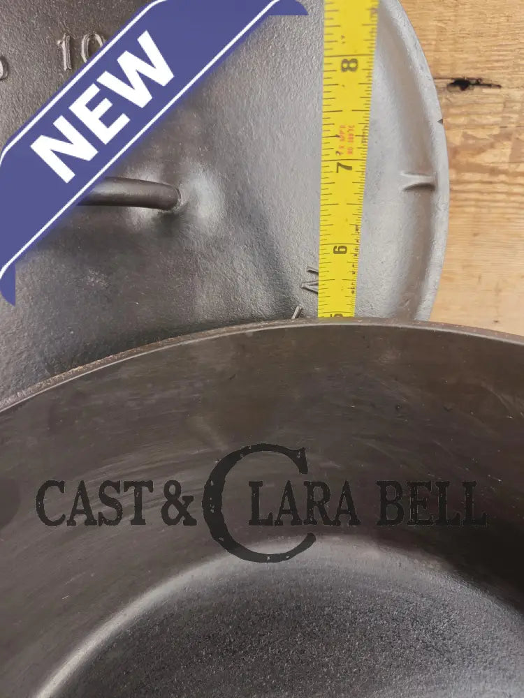 HUGE!! 1910’s VERY early Griswold Size #10 Erie logo Dutch Oven w/ Large Block Logo & (2553 A) Lid. One of the BIGGEST