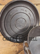 HUGE!! 1910’s VERY early Griswold Size #10 Erie logo Dutch Oven w/ Large Block Logo & (2553 A) Lid. One of the BIGGEST