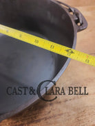 HUGE!! 1920’s Griswold Size #10 (835 A) Dutch Oven with Large Block Logo and (2553 A) Lid. One of the BIGGEST you can