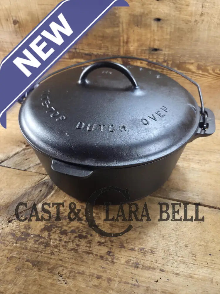 HUGE!! 1920’s Griswold Size #10 (835 A) Dutch Oven with Large Block Logo and (2553 A) Lid. One of the BIGGEST you can