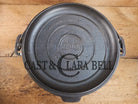 HUGE!! 1920’s Griswold Size #10 (835 A) Dutch Oven with Large Block Logo and (2553 A) Lid. One of the BIGGEST you can