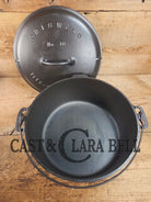 HUGE!! 1920’s Griswold Size #10 (835 A) Dutch Oven with Large Block Logo and (2553 A) Lid. One of the BIGGEST you can