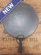 HUGE 1920’s Wagner Sidney O #12 ’Arc Straight’ Skillet with Heat Ring. Beautiful design superior performance. SC24