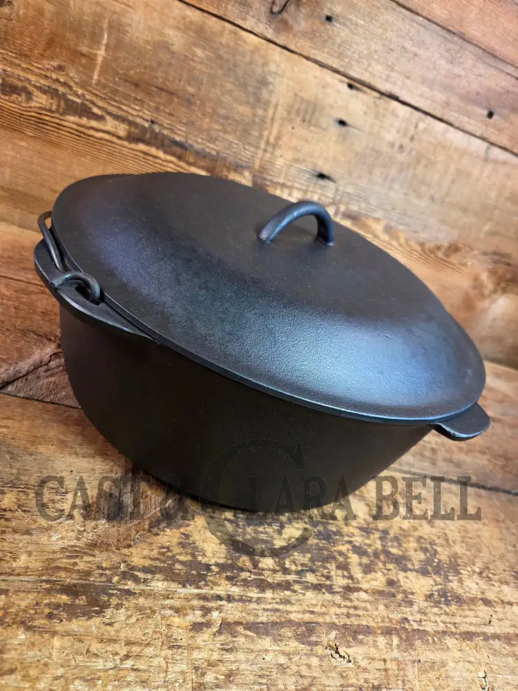 HUGE 1940’s Era Lodge Dutch Oven. Wonderful condition ready to use! - Dutch Ovens Trivets & Kettles