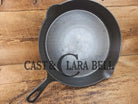 HUGE and hard to find 1910’s Early Favorite Piqua Ware #12 Cast Iron Skillet Smiley Logo great for gas or coil tops!