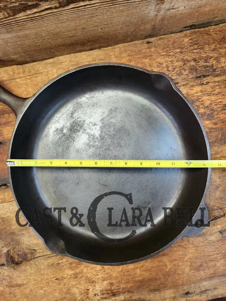 Huge And Rare! Early Bsr Red Mountain Series Birmingham Stove & Range #12 Cast Iron Skillet. Tough