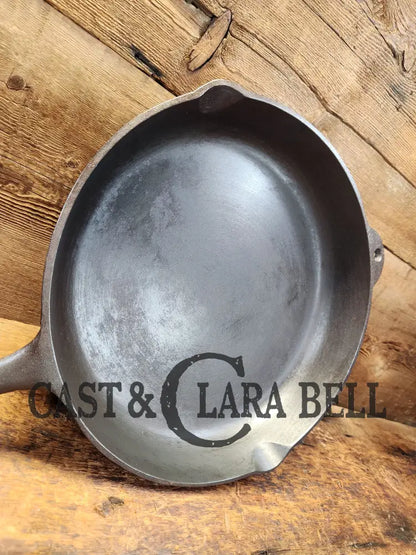 Huge And Rare! Early Bsr Red Mountain Series Birmingham Stove & Range #12 Cast Iron Skillet. Tough