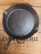 Huge beautiful 1930’s Griswold No. 12 Skillet with Small Block Logo and Heat Ring 719 D Skillet