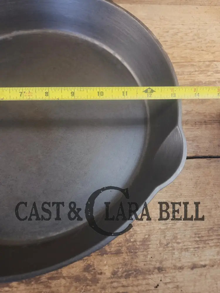 Huge beautiful 1930’s Griswold No. 12 Skillet with Small Block Logo and Heat Ring 719 D Skillet