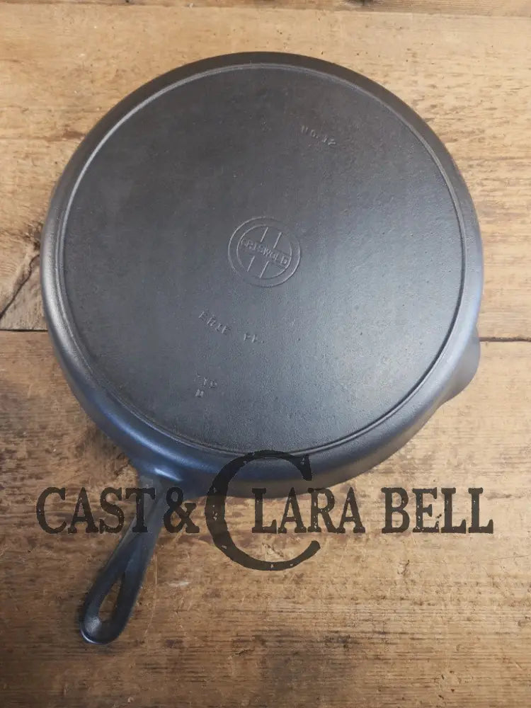 Huge beautiful 1930’s Griswold No. 12 Skillet with Small Block Logo and Heat Ring 719 D Skillet