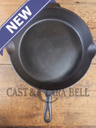 Huge beautiful 1930’s Griswold No. 12 Skillet with Small Block Logo and Heat Ring 719 D - Skillet