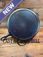 Huge beautiful 1930’s Griswold No. 12 Skillet with Small Block Logo and Heat Ring 719 D. Perfect bacon skillet!