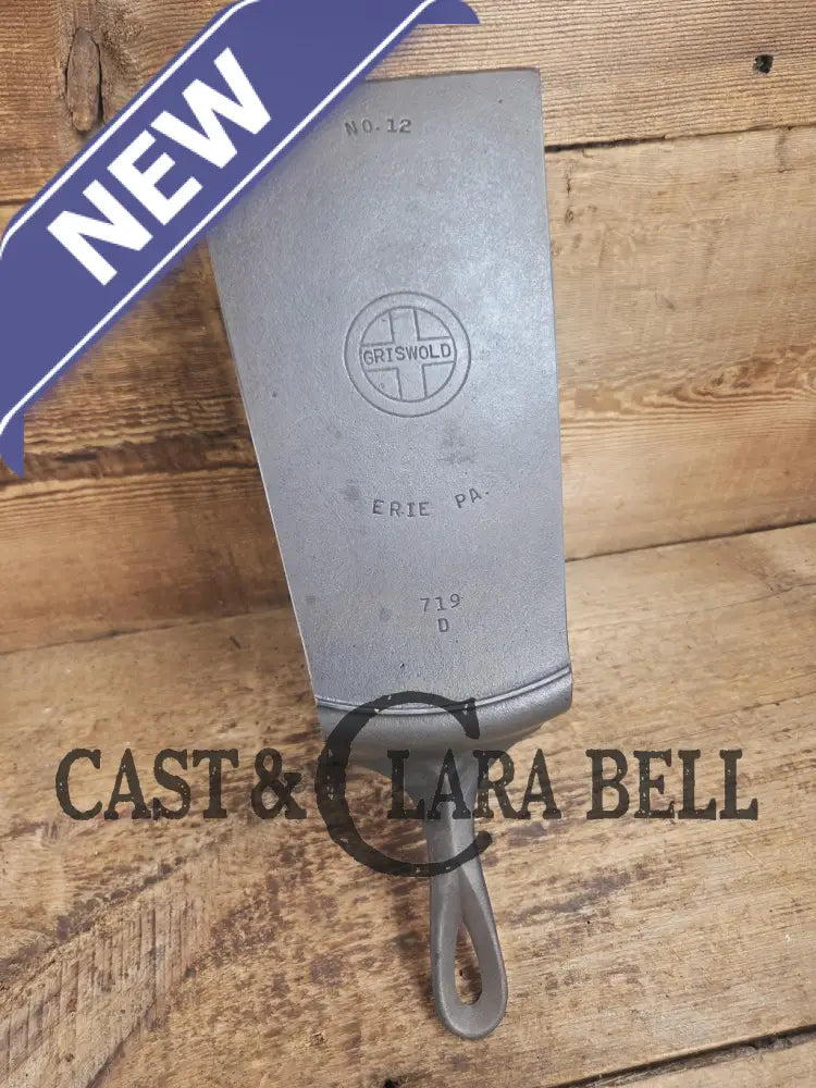 Huge Repurposed Griswold Small Block #12 cast iron spatula. One of a kind and ready to grill! SC24