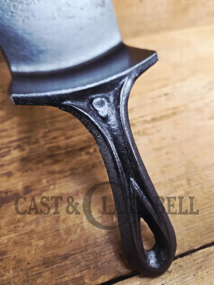 HUGE! Repurposed Late 1800’s! Fancy Handled #9 Cast Iron Skillet with Raised W and Gatemark. One of a kind! SC24