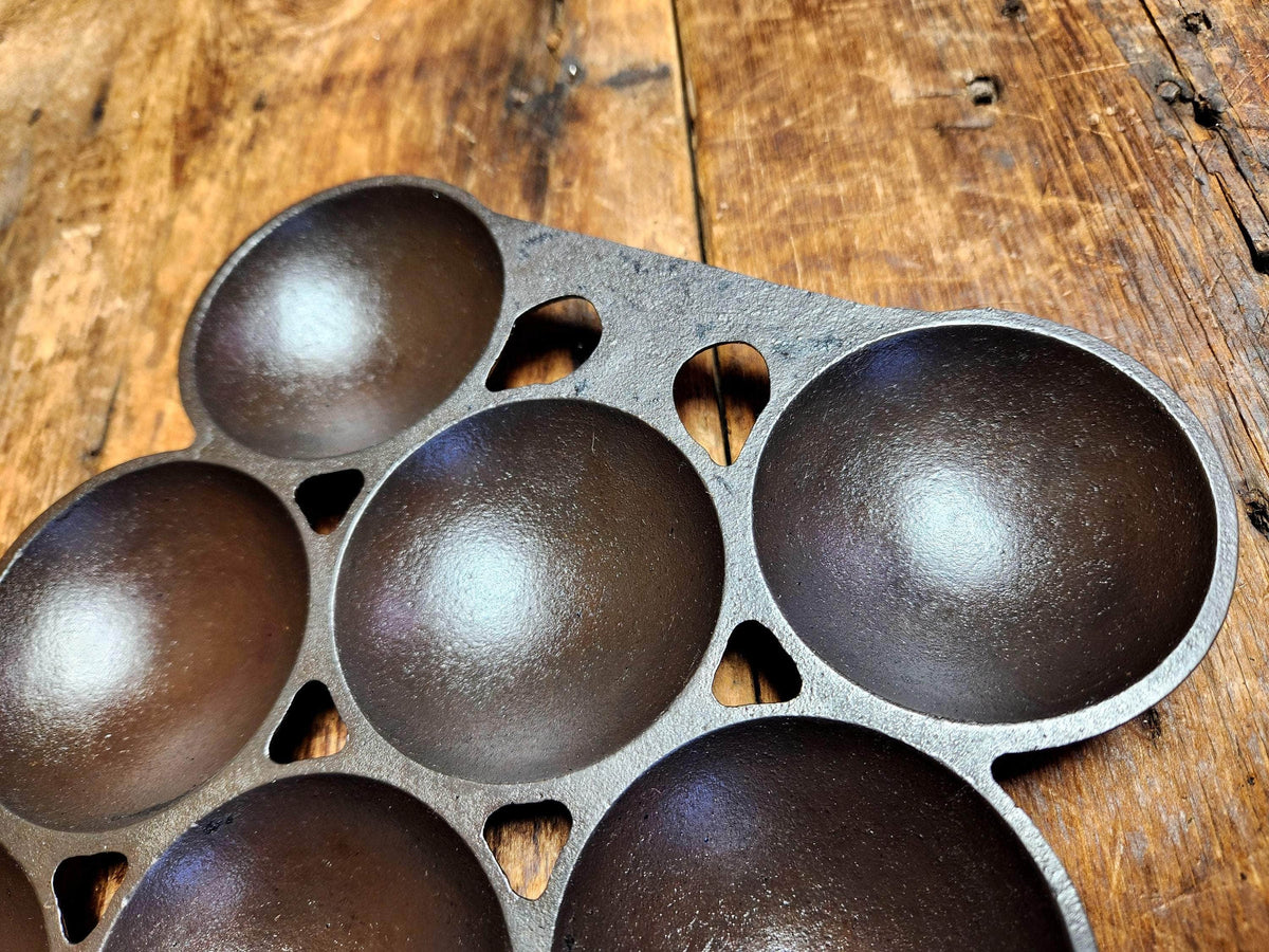 Rare Variation 3 1910S Griswold No. Gem Pan With Slant Block Logo 942 Bakeware