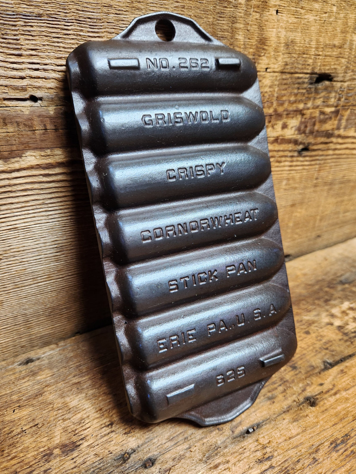 Awesome Gift! Toy Griswold No. 262 Cast Iron Crispy Corn Or Wheat Stick Pan 7 Cup. Great For Display