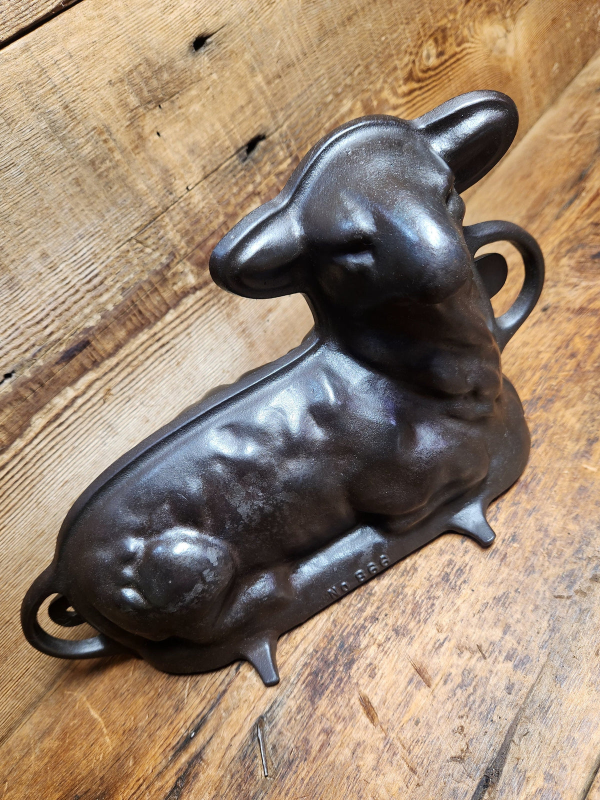 Fantastic For The Holidays! Authentic #866 Griswold Lamb Cake Mold Ready To Use! Bakeware